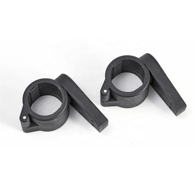 Черный нейлон Quick Release штанга зажим воротник штангой зажимы для 2 дюйма Вес