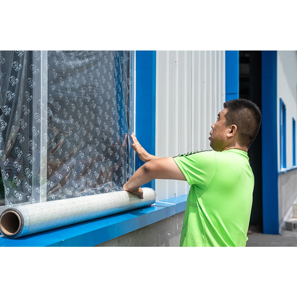 customized size/color pe protective film for glass surface protection