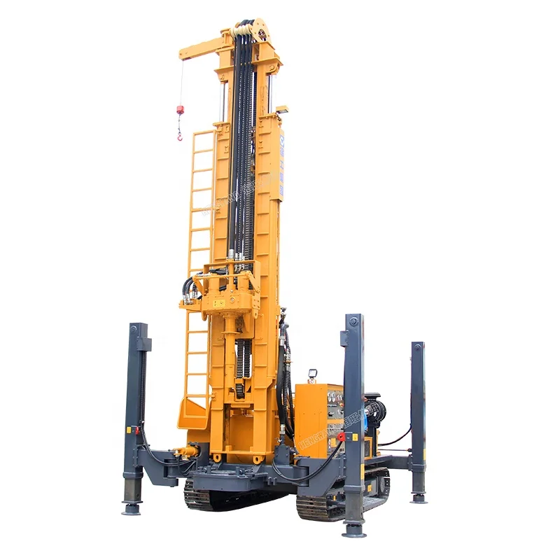 crawler borehole pneumatic water well drilling machine