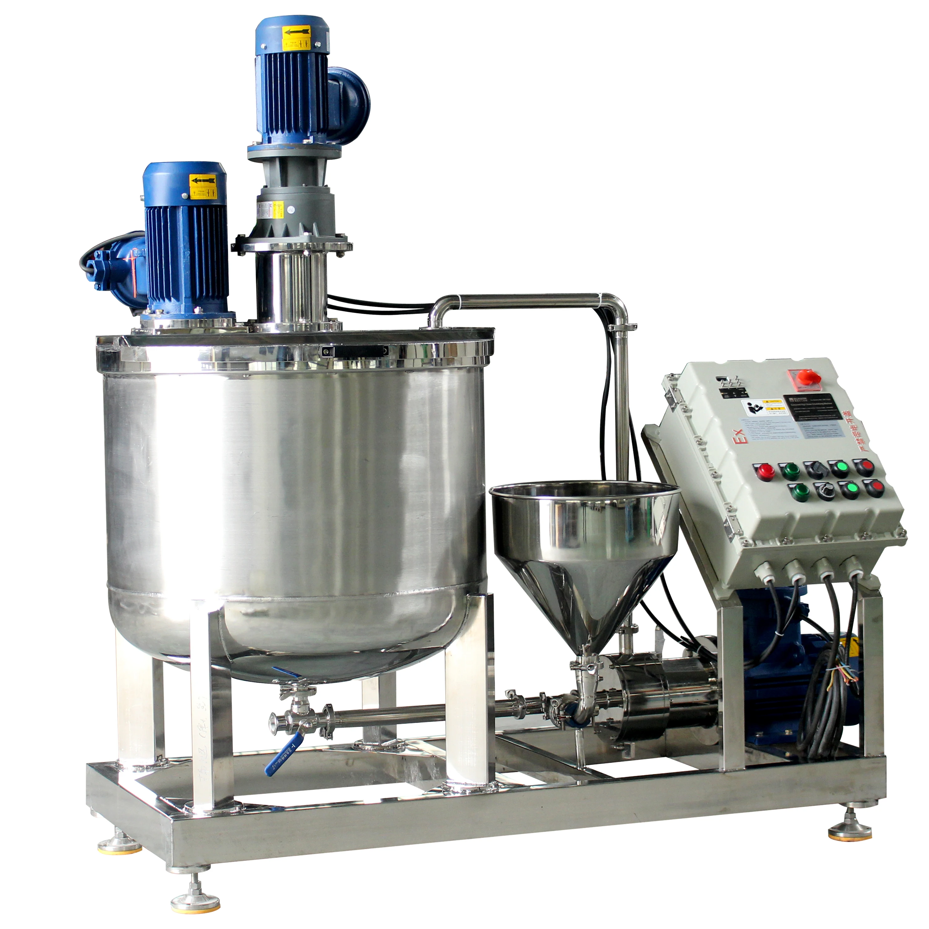 Bunkin sanitary stainless steel Single-stage in line mixer pump Cleaning Products lotion detergent circulating mixing pump