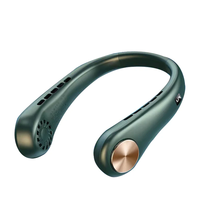 2023 Summer Cooling Fan Mini Neck Hanging Fan Hands Free USB rechargeable portable air cooling neck fan