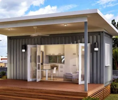 3 modules customized modular living Container house home office garden house prefab house