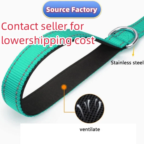 Night Reflection Dog Pet Towing Rope 1.2/1.5/1.8m Guard Rope Pet Walking Training Leash Cats Dogs Harness Collar Lead Strap