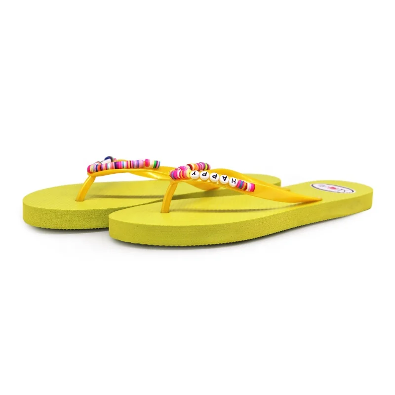 Nicecin Non Slip Beach Flat Shoes PE Flip Flops Women Summer Beach Casual Slipper Flip Flops Outdoor Shoes
