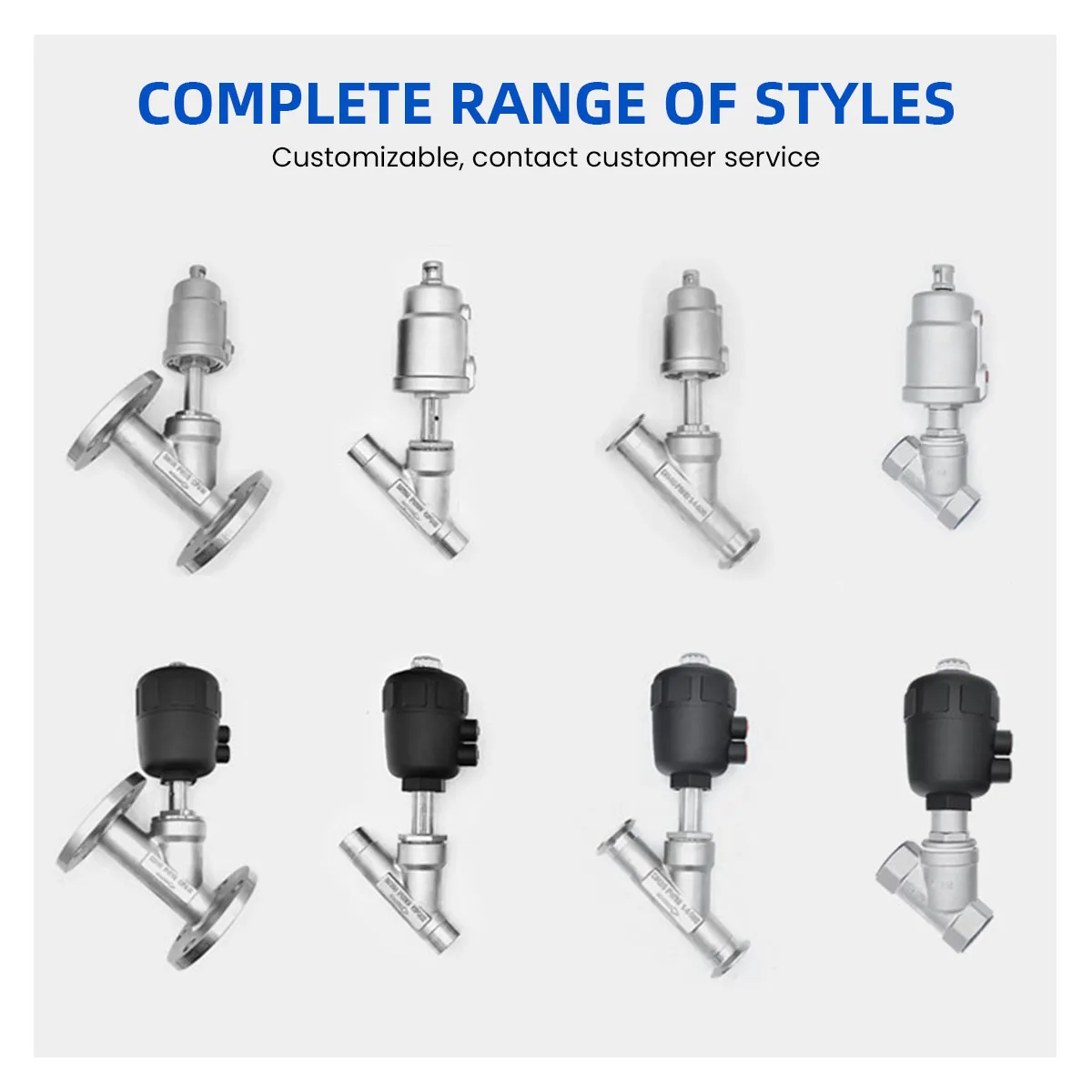 Оптовые шаровые клапаны фланцы с пластиковой головкой пневматические Угловые седельные при комнатной температуре
