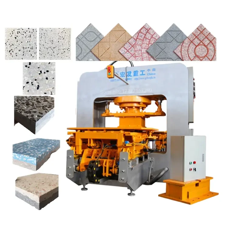 Cement Color Floor Terrazzo Tile Machine Italy Press Making Machinery Manufacturer