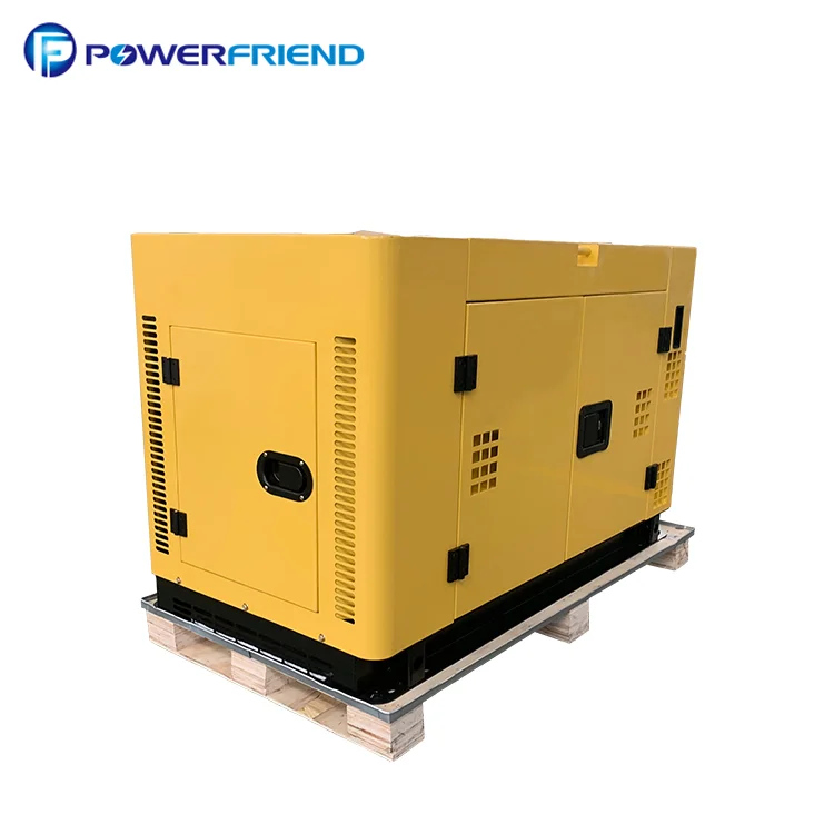 Electric Start Portable Super Silent 12Kw Three Phase Diesel Generator