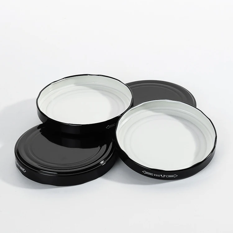 Wholesales Food Grade 70Mm Metal Tinplate Lid For Jar Cap Different Sizes Twist Lug Lids With Safety Button