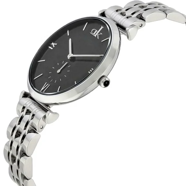 Black Dial Silver Brand Watches Japanese Quartz Movt Wrist Luxury Watch Stainless Steel Waterproof Men watches