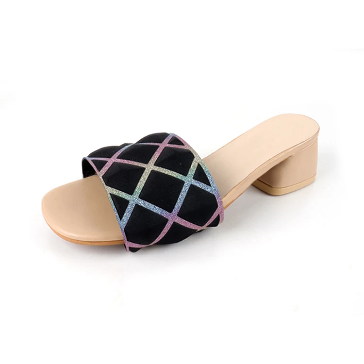 Новый уникальный красочный кожаный материал для женских сандалий