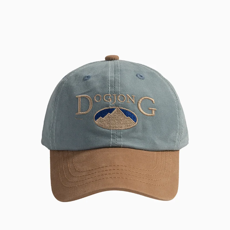 Korean Version Sports Cap for Kids Sporty Embroidery Joker Party Animal Pattern Outdoor Sunshade for Parents Children Boys Girls