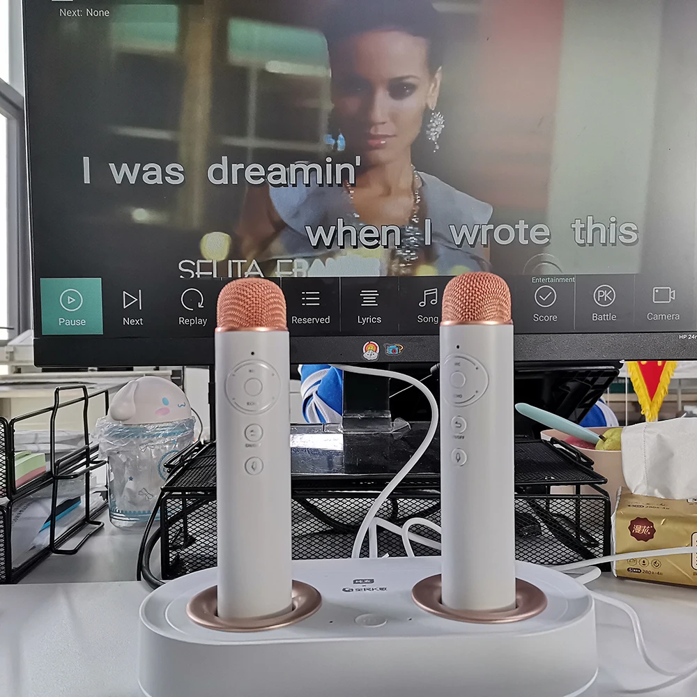 Программное обеспечение для караоке производитель Android пение микрофон домашнего