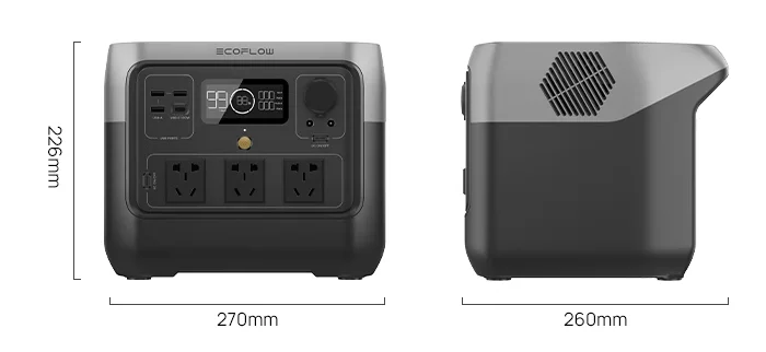 river 2 pro 768wh Portable Power Station 800W Outdoor Camping solar energy storage quick charge LiFePO4 battery