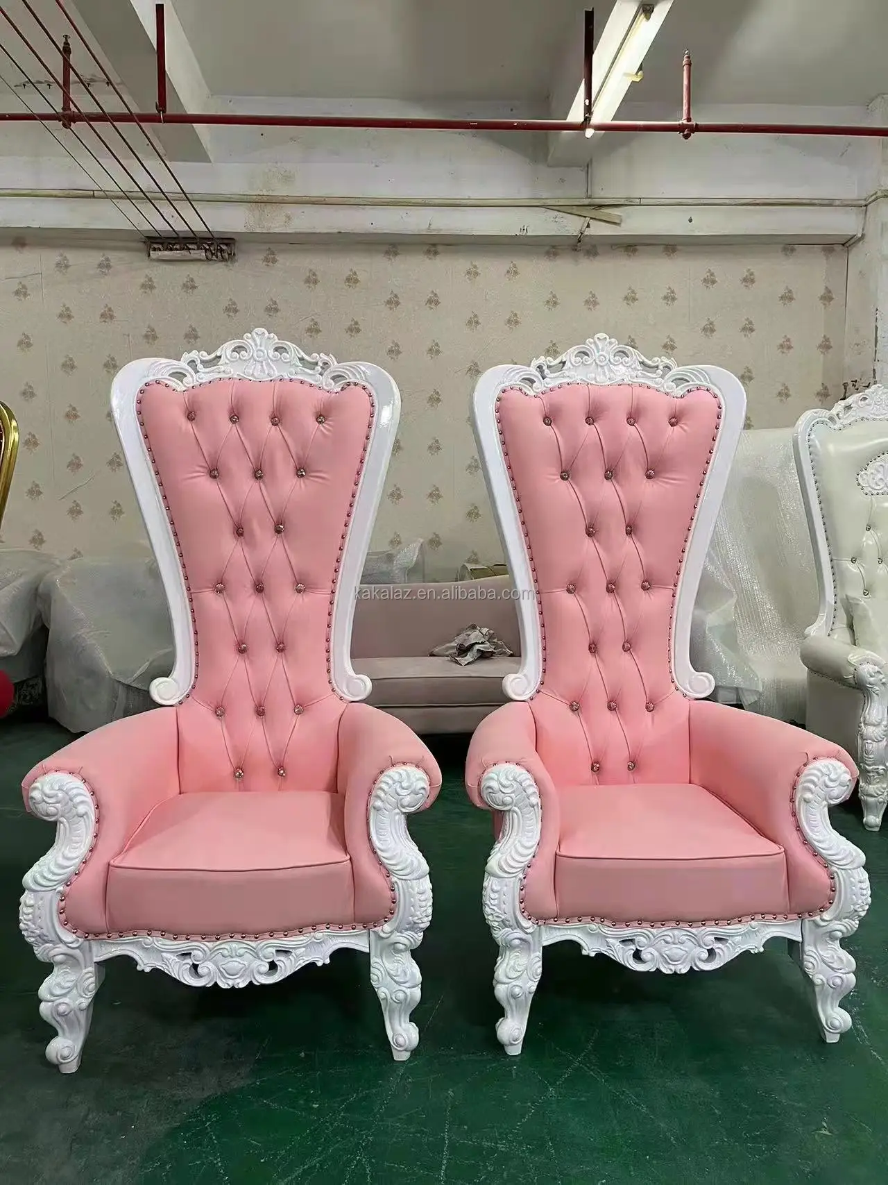 salon pedicure spa massage chair pink princess chair  queen throne sofa