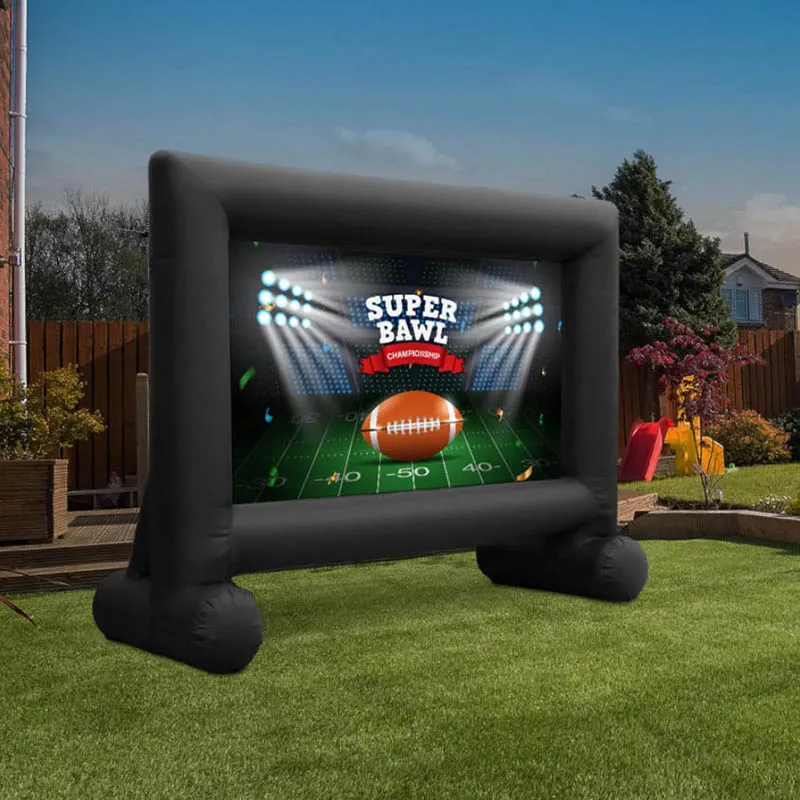 inflatable prolector cinema home outdoor open alr backyard inflatable movie screen inflatable screen movie cinema