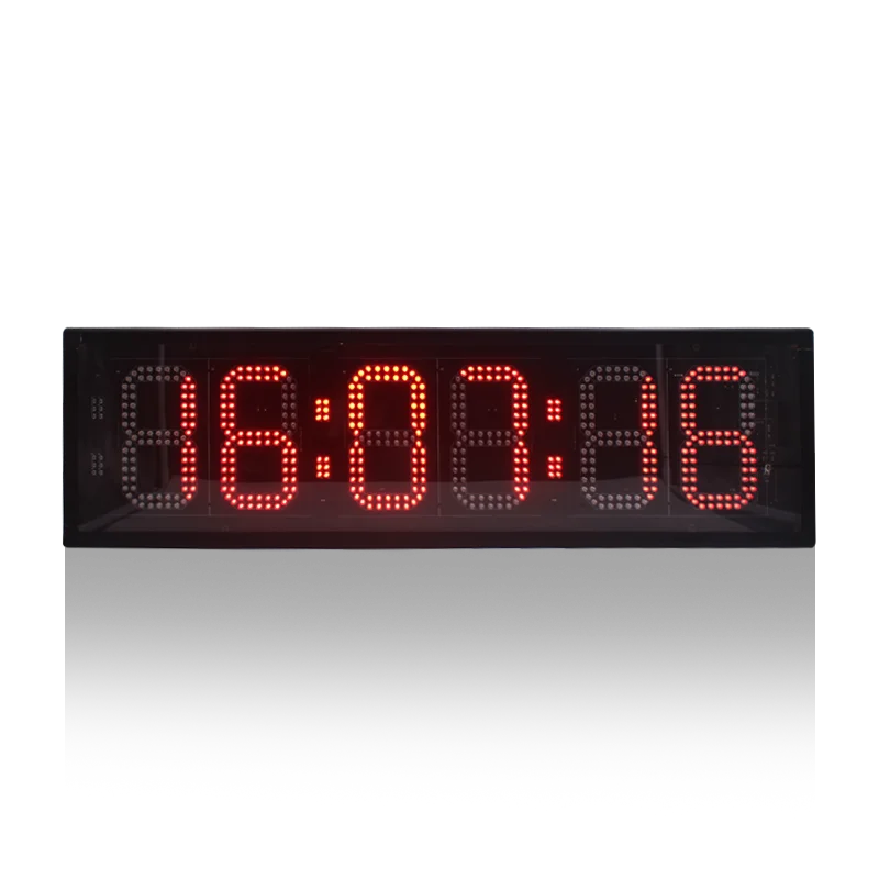 Jinling Shiyin Large Red Color LED Race Timing Clock Timer with Tripod for Outdoor Running Events