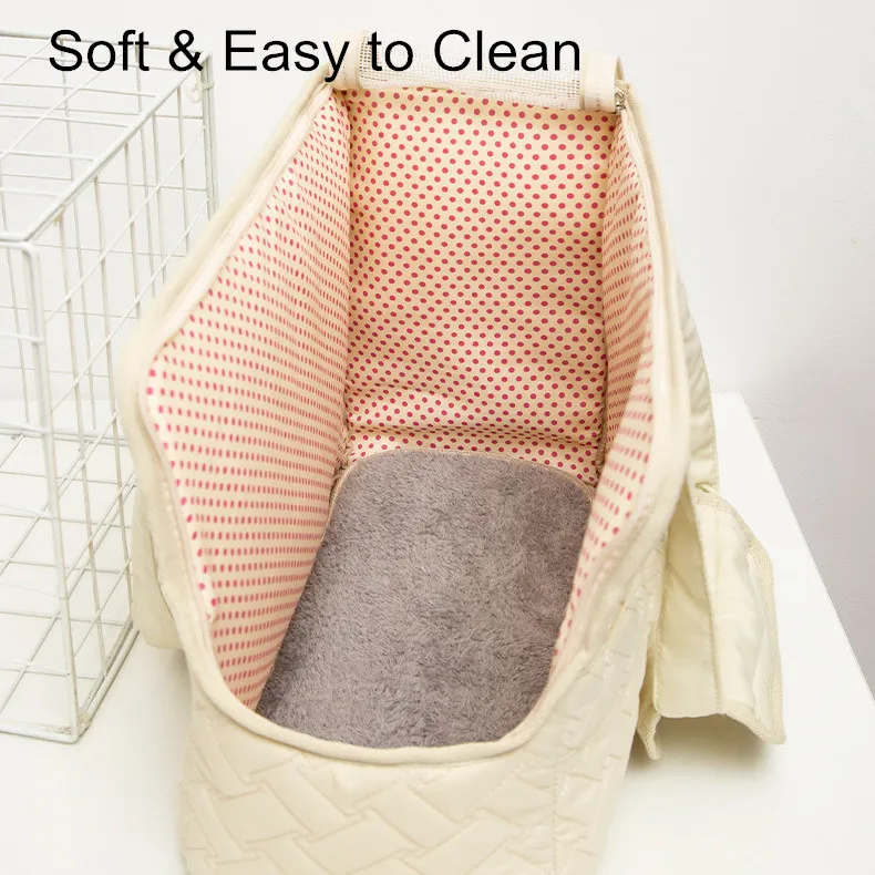 Fashion Lightweight Tote Bag Portable Shoulder Bag Breathable Handbag Cat Dog Travelling Carrier Bag for Pets