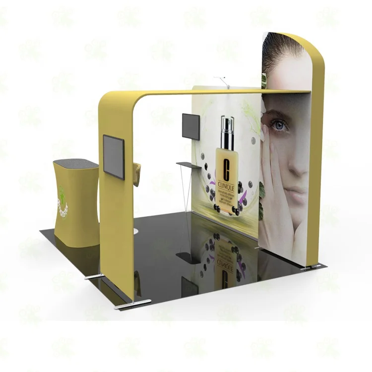 Hot sale aluminum portable  trade show standard exhibition booth 3*3 display stands