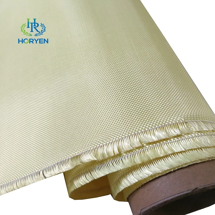 Aramid ballistic plate fabric material 180gsm woven aramid fiber fabric