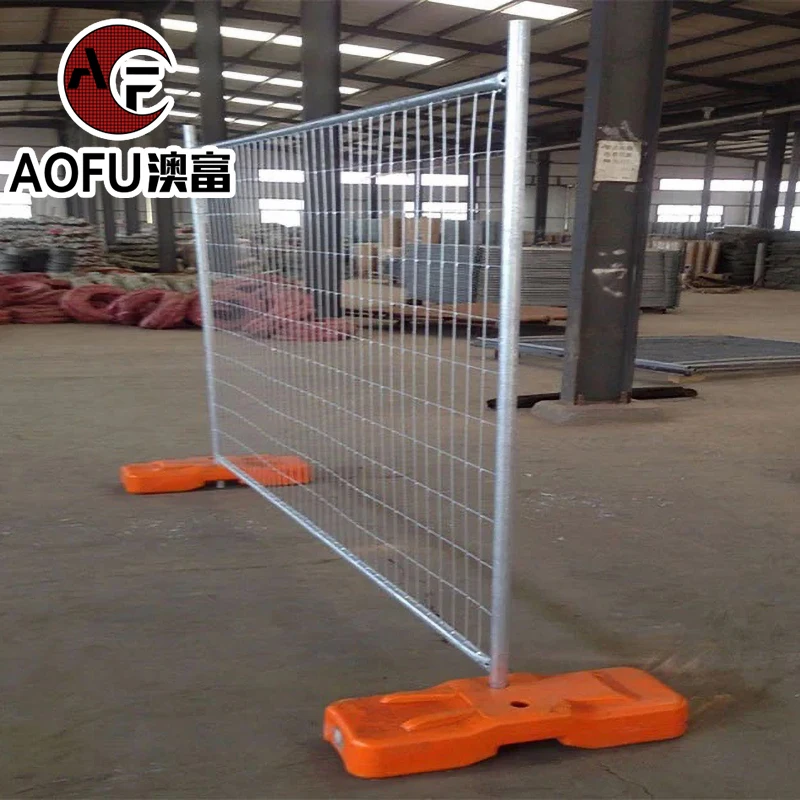 Временный портативный забор с порошковым покрытием и оцинкованным высококачественным индивидуальным забором по заводской цене