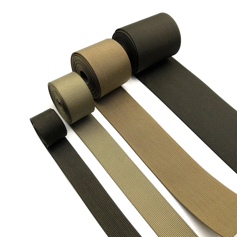 Eco-friendly 5/8' 1 inch 1.25 inch 1.5 inch 3/4 inch black color high quality car seat safty nylon webbing