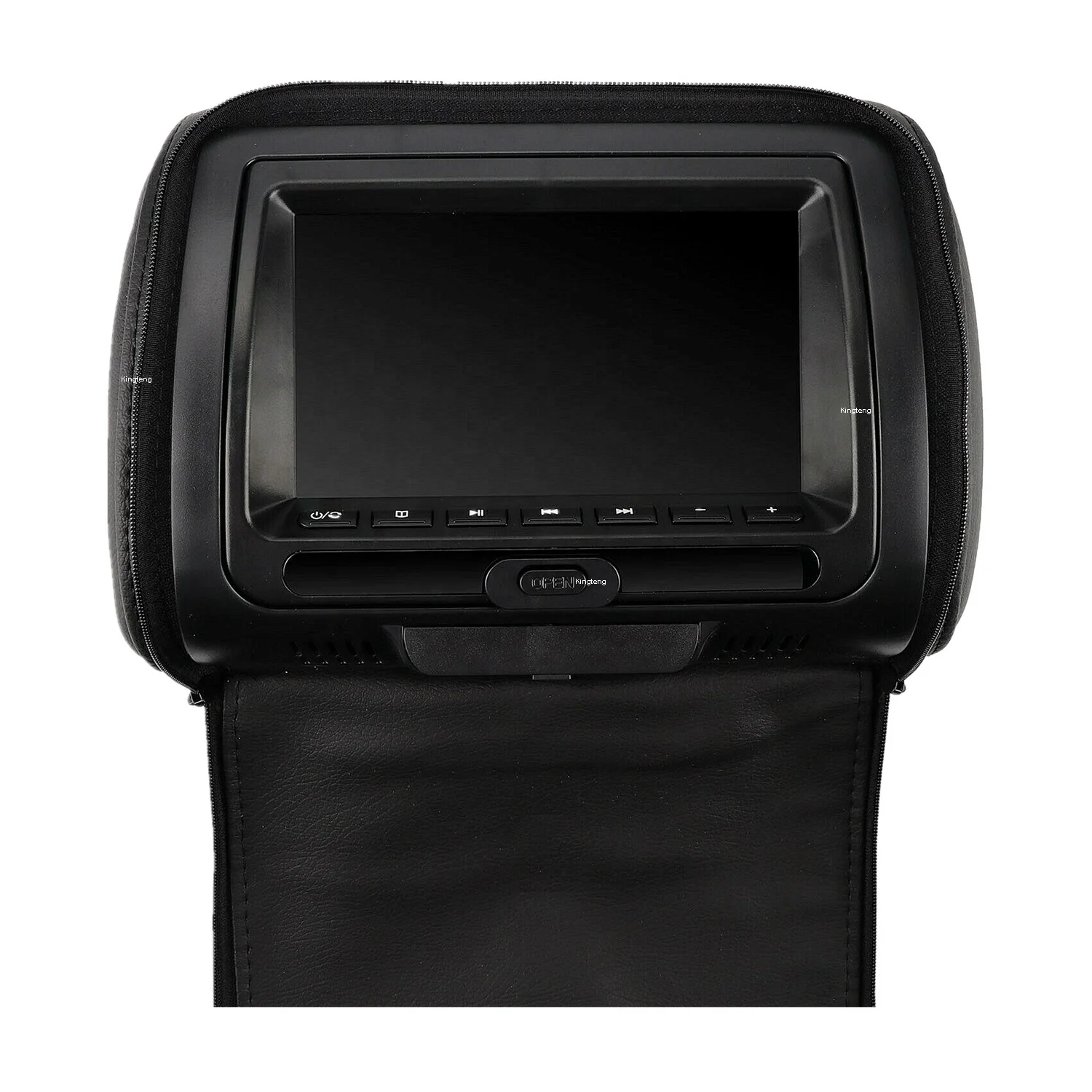 New Model Leather Automobile 7Inch Car Headrest Lcd Monitor With DVD SD USB Wireless Game