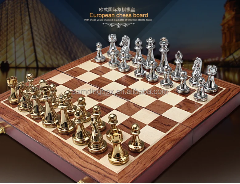 Samding Chess Board Game Set Chess Pieces Box Olive Wood Chesse Board