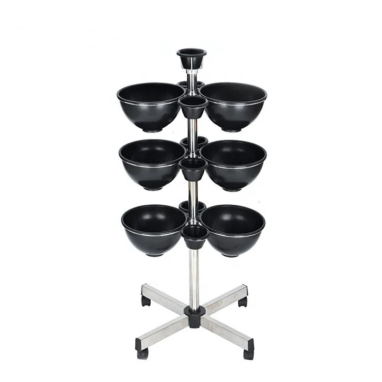 Siman high quality hot sale luxury steel structure beauty trolley has storage function and can bear mobile rack for beauty salon