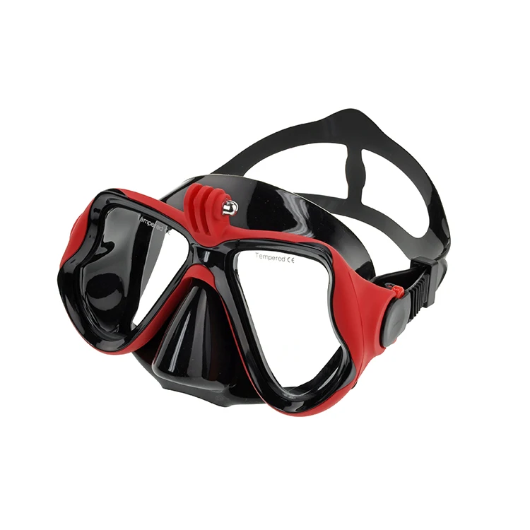 Food grade silicone motion camera mount diving scuba mask