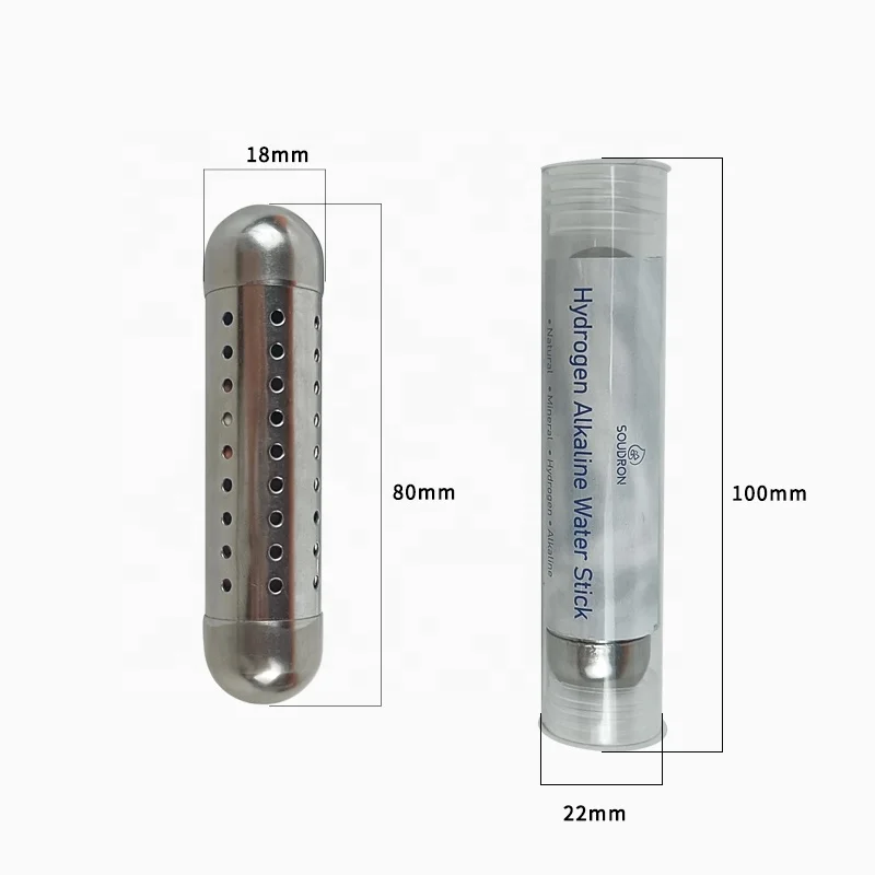 ORP -200mv alkaline water stick anti aging Nano Hydrogen ball healthy ionizer purifier 304L Zinc Quantum stick laser your logo