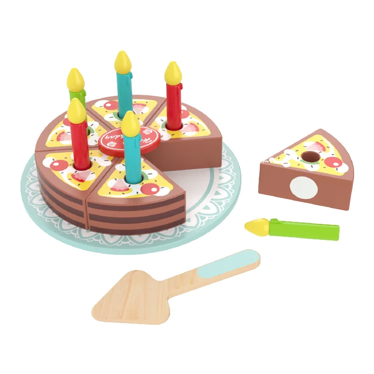 New Kids Wooden Pretend Play Sets Simulation Maker Machine Blender Baking Kit Game Mixer Kitchen Role Toys