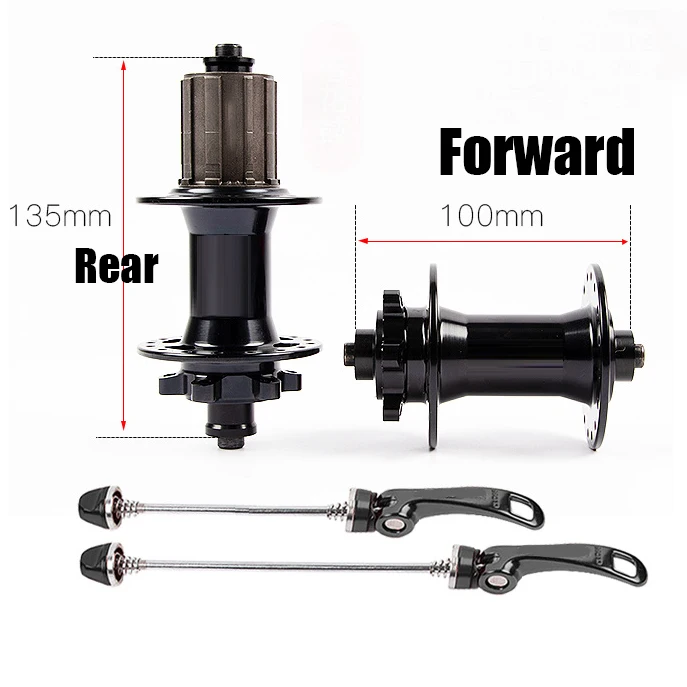 Mountain bike hub 2 bearing disc brake hub 32 hole MTB bicycle wheel flywheel aluminum alloy bearing hub