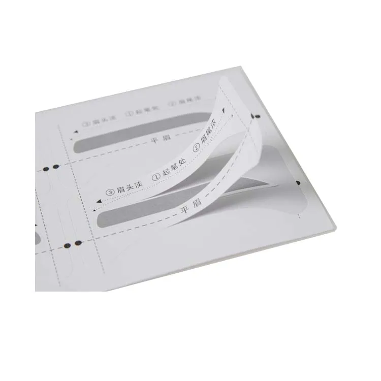 Factory price quick eye makeup stencil eyebrow stencil stickers kit eyebrow shaping stencil