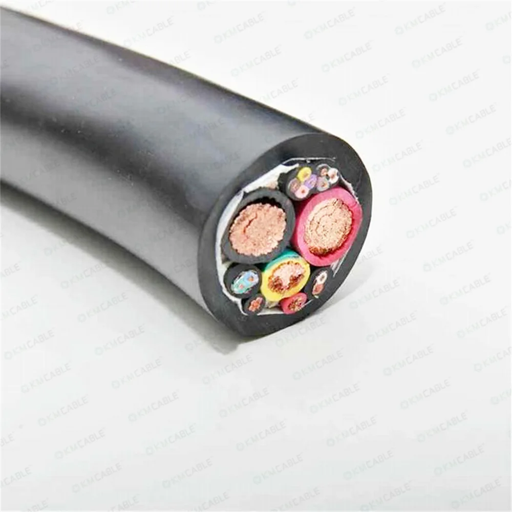 E Mobilty Charging Electrical Cable 1200V DC Halogen Free UV Oil Resistance EV Charge Connecting Cable