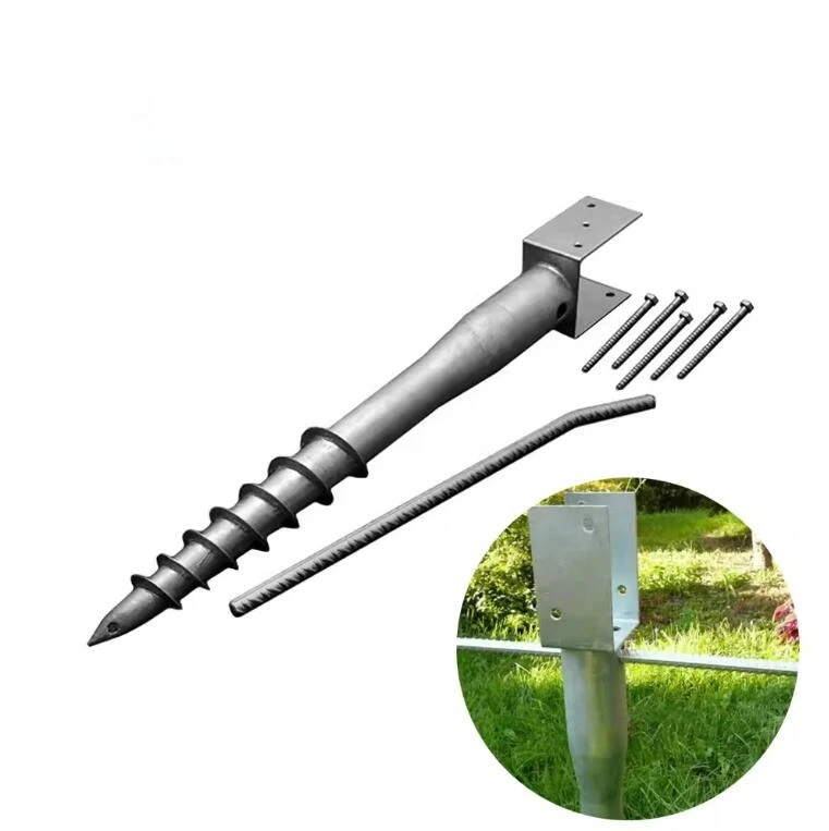 HDG Solar Energy Ground System Helical Piles Ground Screw Anchors Pile