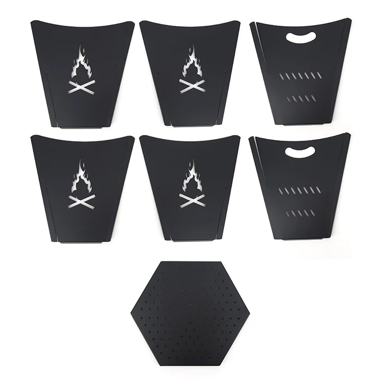 OEM/ODM Fire Pits Bowl For Winter Heating Smokeless Outdoor Fire Pit Table Wood Burning HR-HK-007