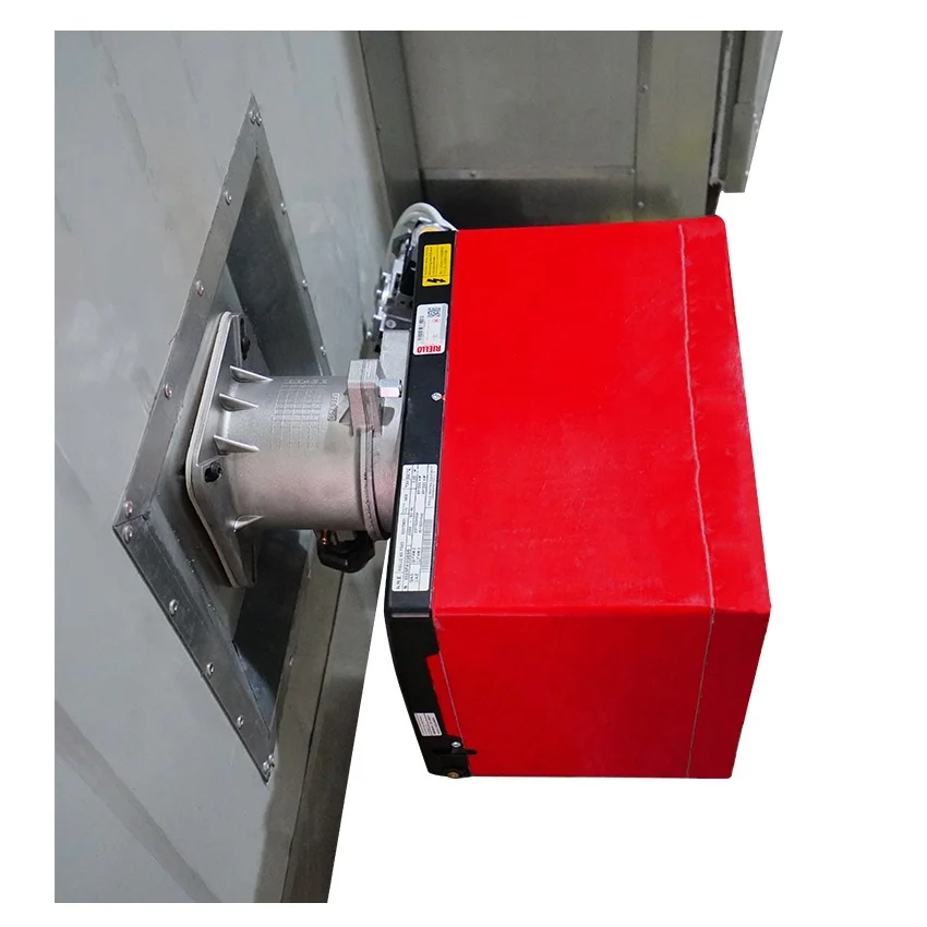 40 FS Powder coating curing drying oven   Riello gas diesel heating burner