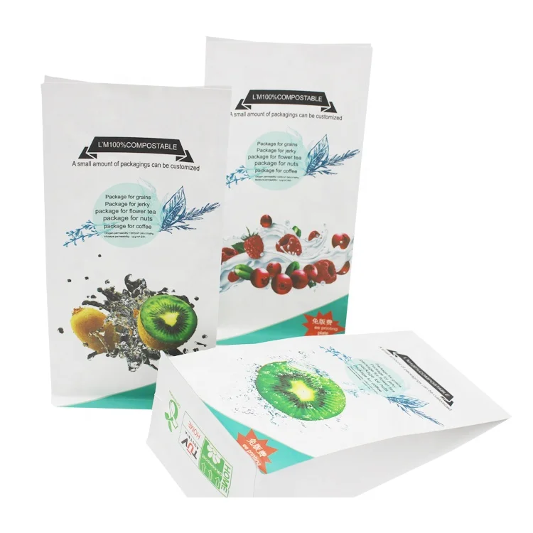 Wholesale Plastic Upright 1kg/2kg/5kg/10kg Wheat Grain Packaging  Nuts Coffee Beans Rice Bags