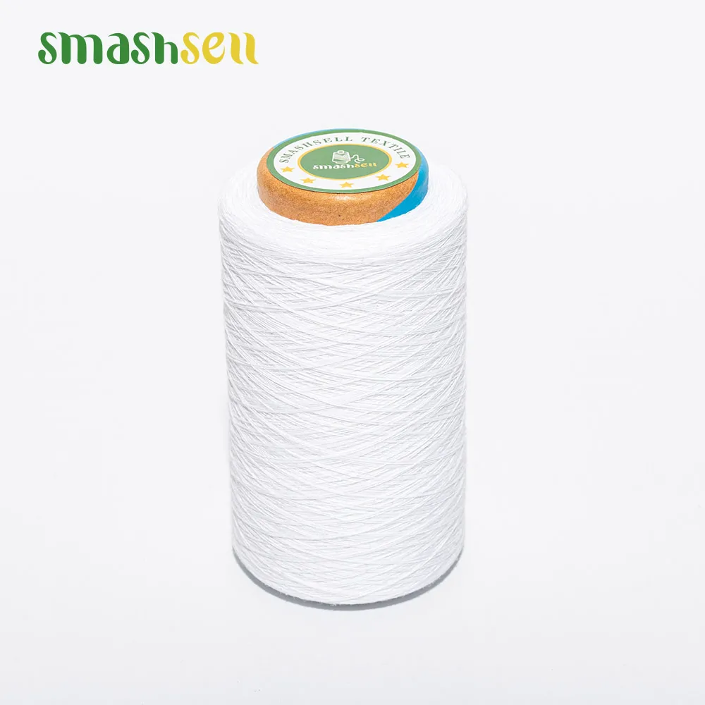 Smashsell Microfiber 100 150D Polyester Yarn 75/72 600 Dope Dyed Polyester Ring Spun Yarn