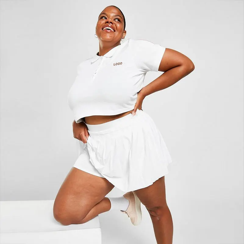 Bestex Hot Sale Womens Plus Size Leather Skirts Sets Tennis Skirt Plus Size