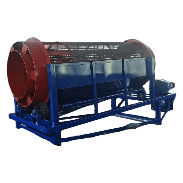 Firewood Trommel Screen Gold Placer Machine
