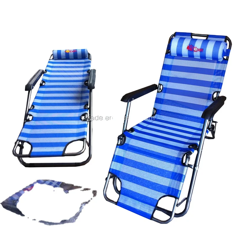 aluminum folding webbed lawn chair chaise lounge,A chair performs a double service