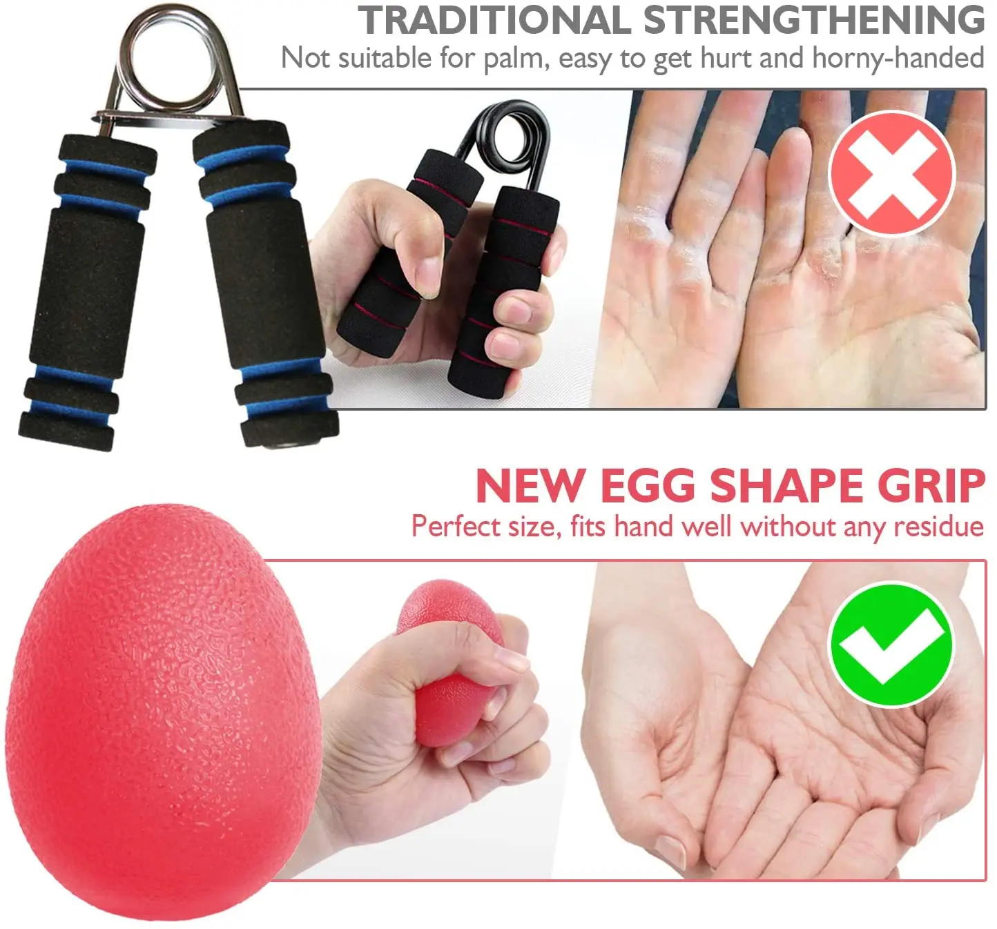 Hot Selling Soft Gel Men&Women Hand and Finger Strength Training Grip Ball, Hand Muscle Exercise Round Squeeze Ball