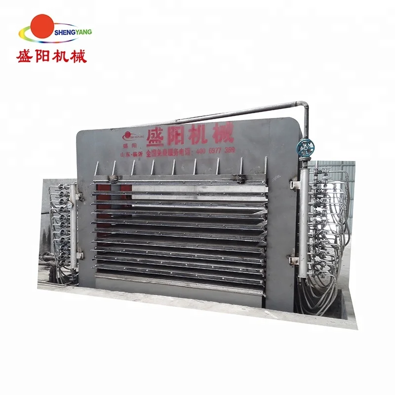 Горячая Распродажа 600T 15 слой гидравлической фанеры горячий пресс делая машину