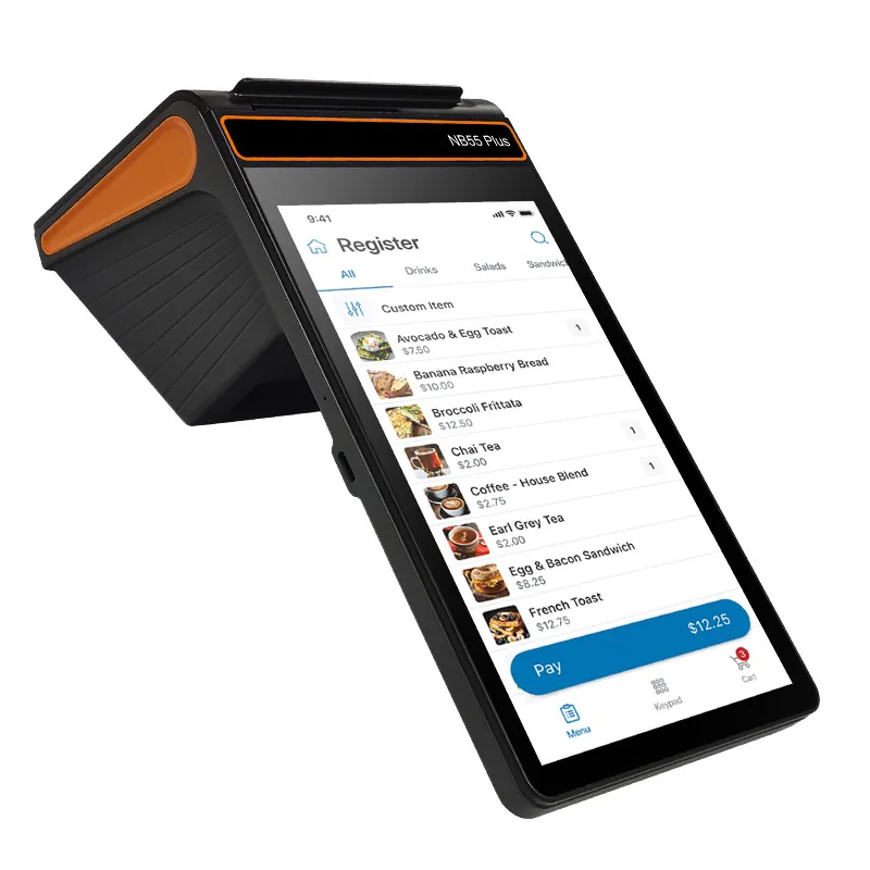 Noryox NB80 Pos ручной 4 г рулон 58/80 мм принтер бесплатно Sdk Rfid Smart 8 дюймов все в одном с считывателем карт NFC