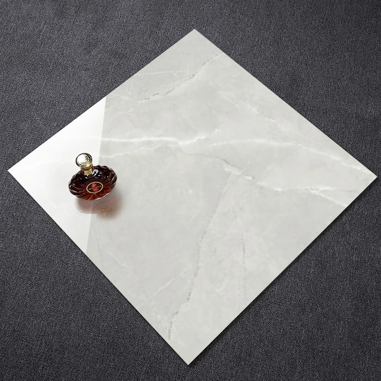 Floor Marble Look Porcelain Large Subway Tiles Luxury Gray Room 600x600 Modern European Glossy Flooring Tiles Interior Tiles