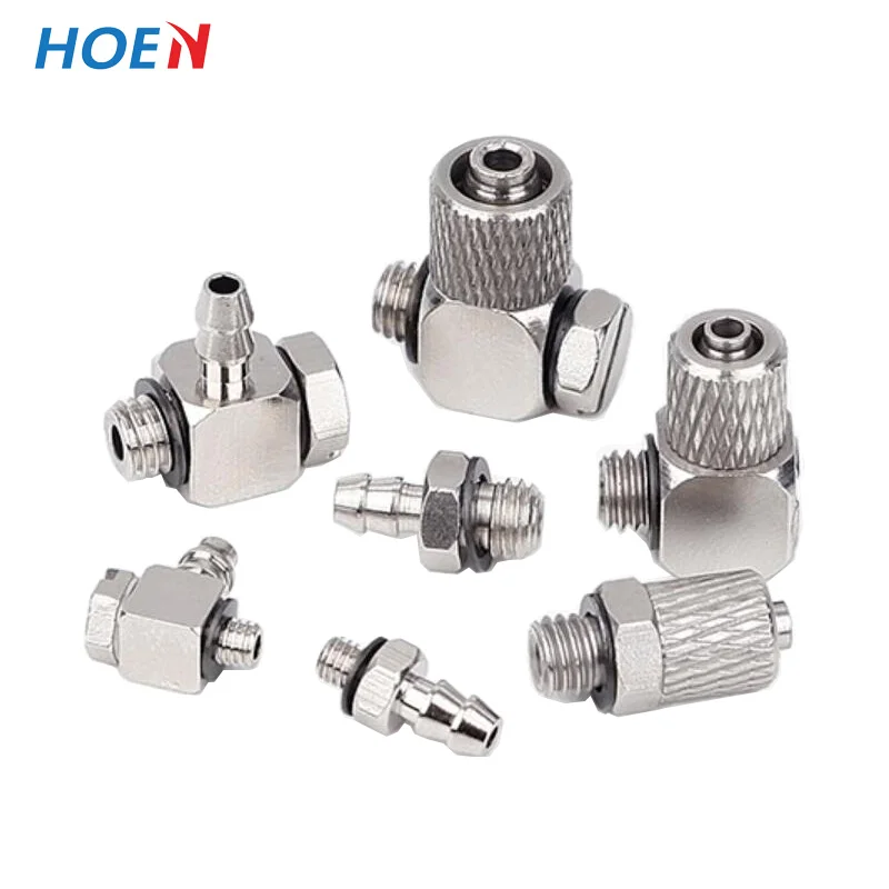 Miniature Fittings SMC Type Hose Nipple Pu Tube Connectors M-5AU-3/4/6 M-5ALU-3/4/6 M-5ALHN-4/6 M-5ALHU-3/4/6 Barb Fitting