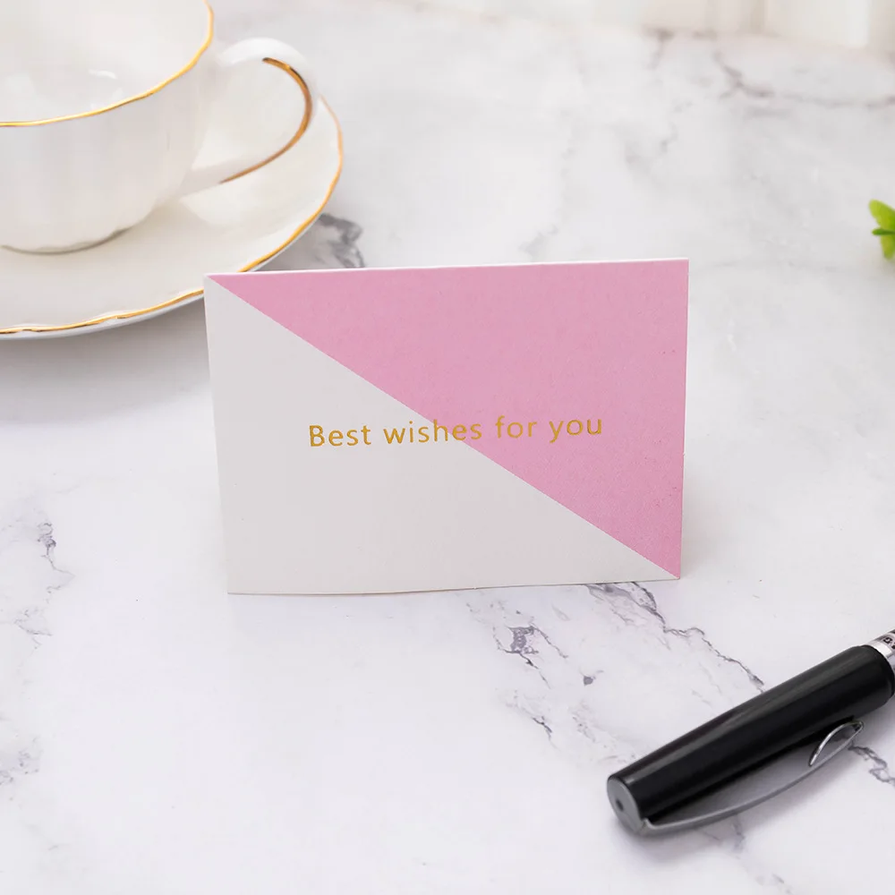 Hot Selling Thank You Cards for Business Greeting Cards Sets Thank You Cards with Envelops and Opp Bags