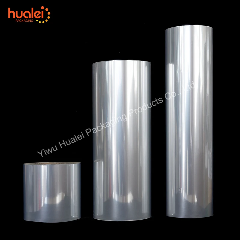 Wholesale Custom Printing Transparent Bopp Plastic Film Roll Soft Clear Flowers Gift Wrapping Bopp Cellophane Roll Film