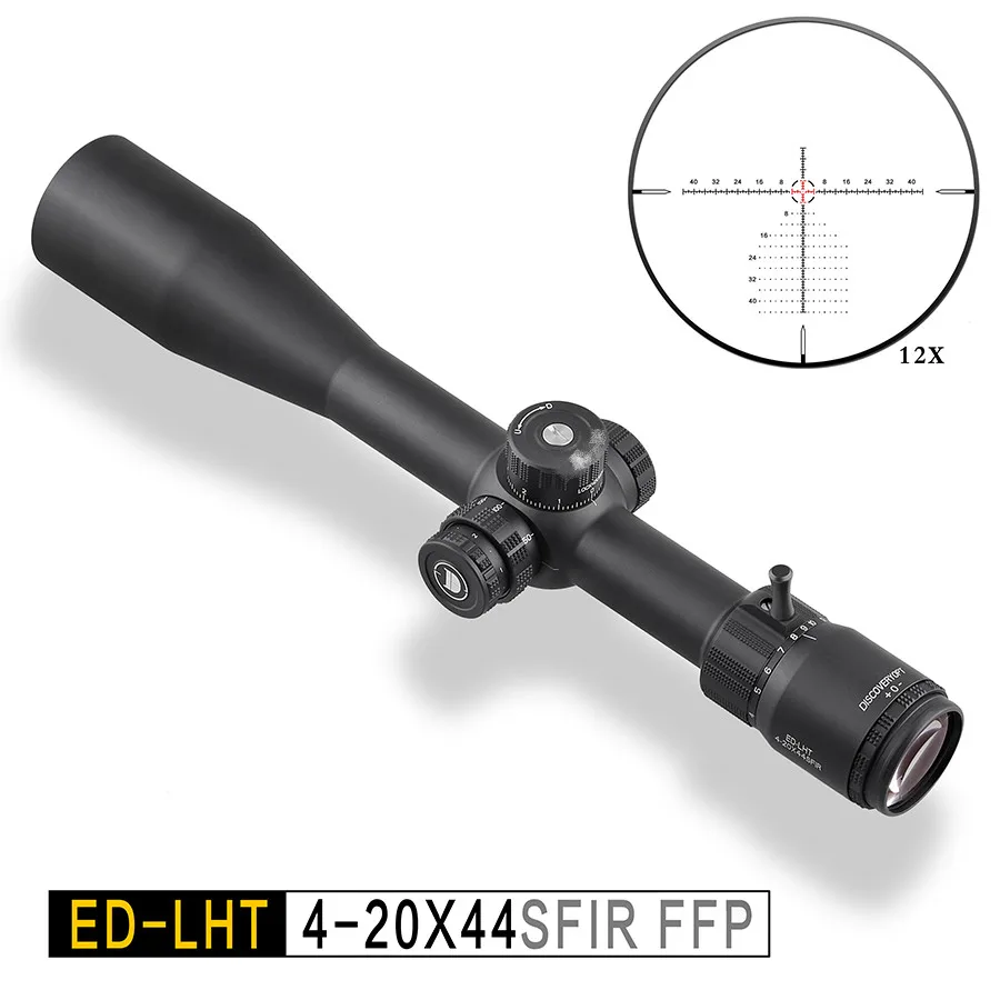Оптический прицел Discovery ED-LHT 4-20X44SFIR высокопрофильный ударопрочный водонепроницаемый противотуманный Дальний